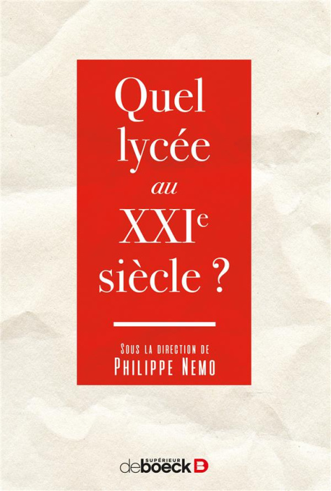Emprunter Quel lycée au XXIe siècle ? livre