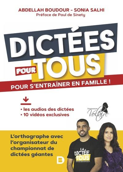 Emprunter Dictées pour tous. Pour s'entraîner en famille ! livre