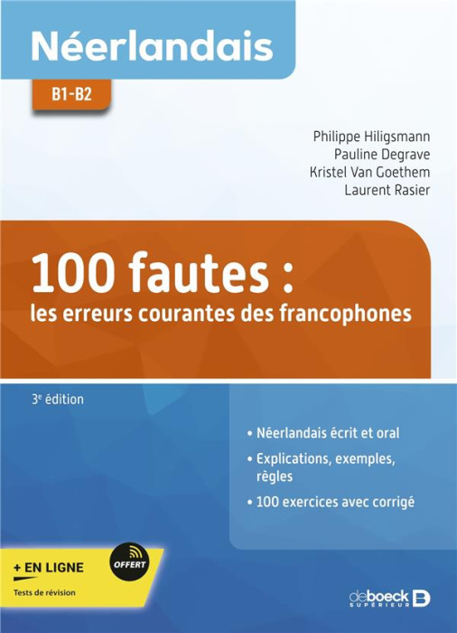 Emprunter Néerlandais B1-B2 100 fautes : les erreurs courantes des francophones. 3e édition livre