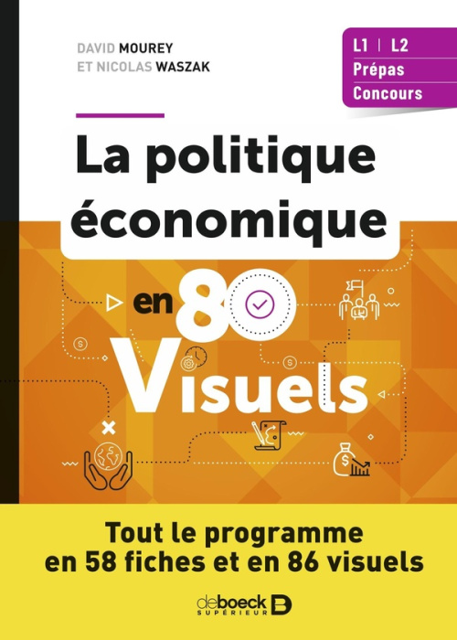Emprunter Toute la politique économique en visuels L1, L2, Prépas, Concours. Tout le programme en 58 fiches et livre