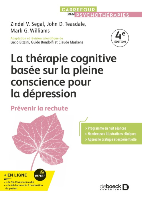 Emprunter La thérapie cognitive basée sur la pleine conscience pour la dépression. Prévenir la rechute livre