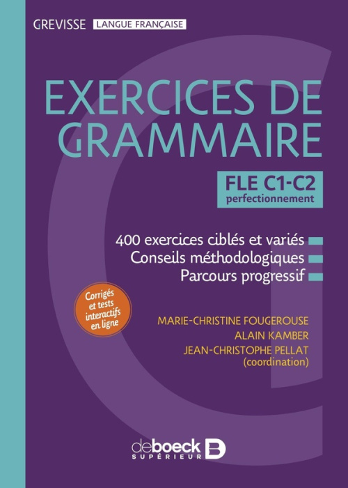 Emprunter Grammaire du français FLE C1-C2. Perfectionnement livre