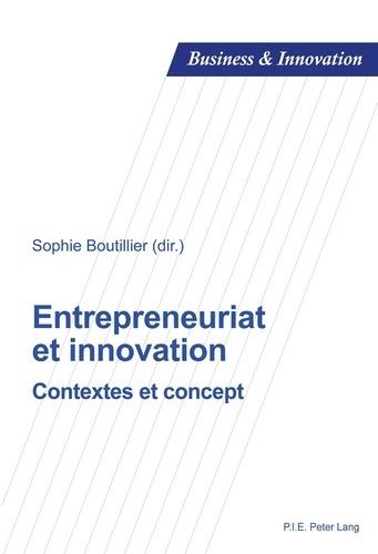 Emprunter Entrepreneuriat et innovation. Contextes et concept livre