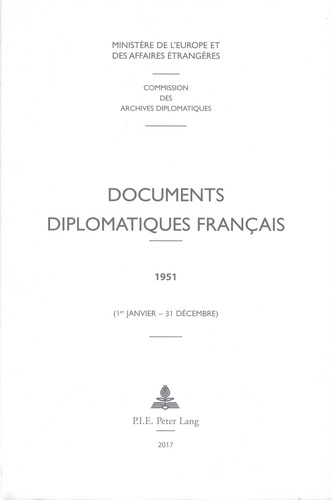 Emprunter Documents diplomatiques français 1951. 1er janvier - 31 décembre livre