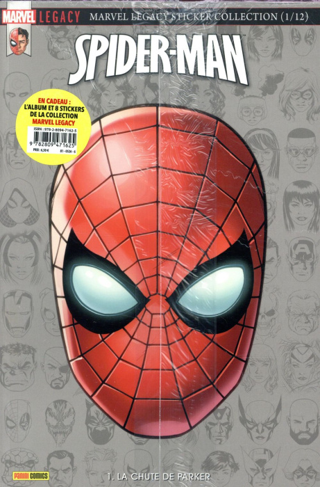 Emprunter Marvel Legacy : Spider-Man N° 1 : La chute de Parker. Avec l'album et 8 stickers collection livre