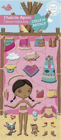 Emprunter J'habille Aponi l'Amérindienne livre