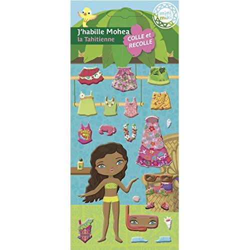 Emprunter J'habille Mohea la Tahitienne. Colle et recolle livre