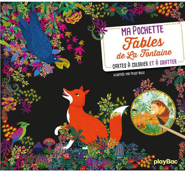 Emprunter Fables de La Fontaine. Avec 5 cartes à gratter, 5 cartes à colorier, 1 pique en bois livre