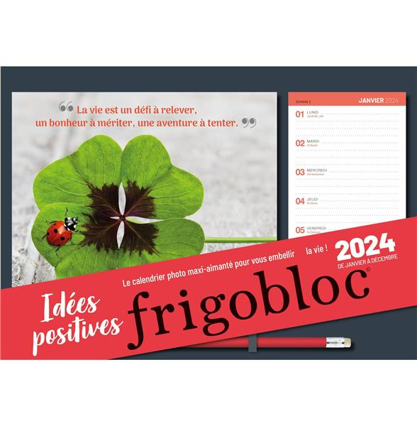 Emprunter Frigobloc Calendrier photo Idées positives. Edition 2024 livre