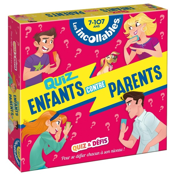 Emprunter Quiz Enfants contre Parents. Quiz & défis. Pour se défier chacun à son niveau ! livre