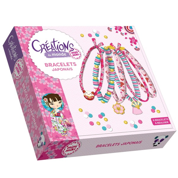 Emprunter Bracelets Japonais. Coffret avec des accessoires pour réaliser 6 bracelets uniques livre