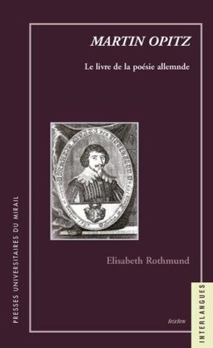 Emprunter Martin Opitz. Le livre de la poésie allemande livre