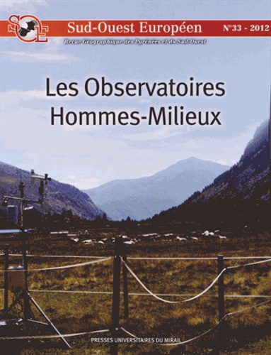 Emprunter Sud-Ouest Européen N° 33/2012 : Les observatoires hommes-milieux livre