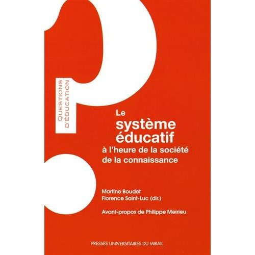 Emprunter Le système éducatif à l'heure de la société de la connaissance livre