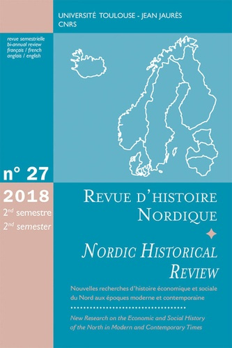 Emprunter Revue d'histoire nordique N° 27, 2nd semestre 2018 : Nouvelles recherches d'histoire économique et s livre