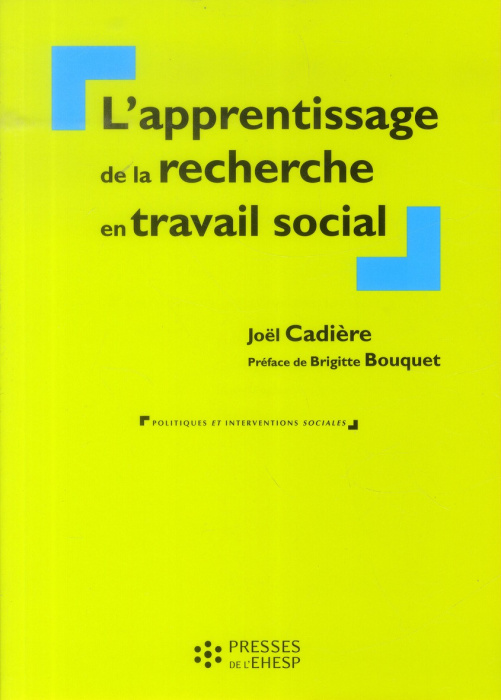 Emprunter L'apprentissage de la recherche en travail social livre