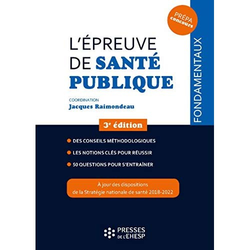 Emprunter L'épreuve de santé publique. Concours administratifs dans les secteurs de la santé et du médico-soci livre