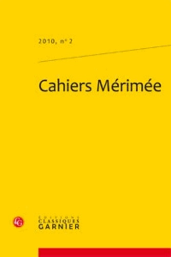 Emprunter CAHIERS MERIMEE 2010 2 livre
