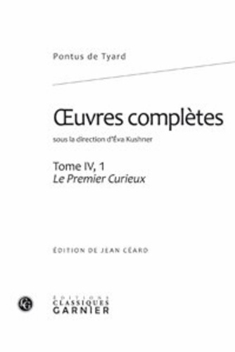 Emprunter OEUVRES COMPLETES TOME IV 1 - PREMIER CURIEUX livre