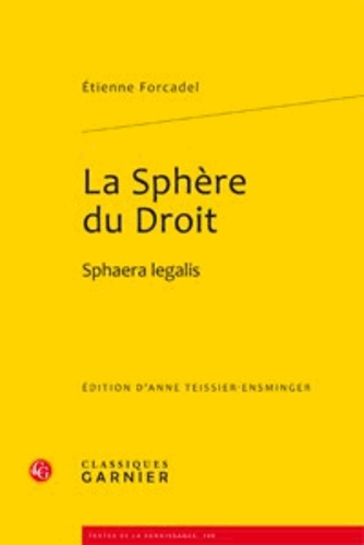 Emprunter LA SPHERE DU DROIT SPHAERA LEGALIS livre