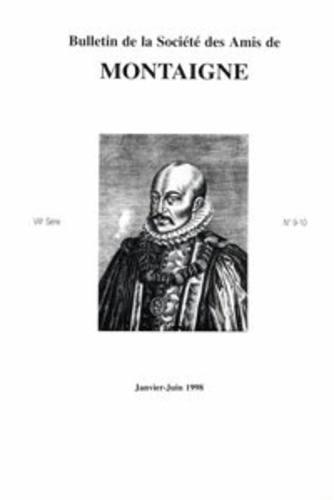 Emprunter BULLETIN SOCIETE AMIS MONTAIGNE VIII 1998-1 9-10 livre