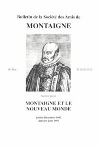 Emprunter BULLETIN SOCIETE AMIS MONTAIGNE VII 1993-1 29-32 livre