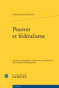 Emprunter POUVOIR ET FEDERALISME livre