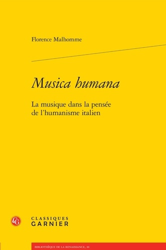 Emprunter MUSICA HUMANA VERSION BROCHEE livre