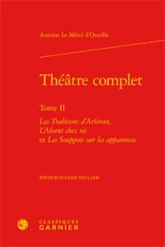 Emprunter THEATRE COMPLET TOME II LES TRAHISONS D ARBIRAN L ABSENT CHEZ SOI ET LES SOUPCONS SUR LES APPAREN livre