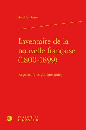 Emprunter INVENTAIRE DE LA NOUVELLE FRANCAISE (1800 1899) livre