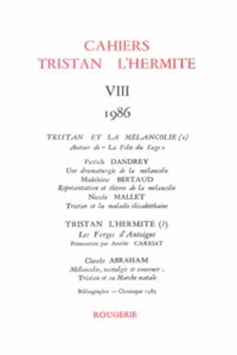 Emprunter CAHIERS TRISTAN L HERMITE 1986 8 livre