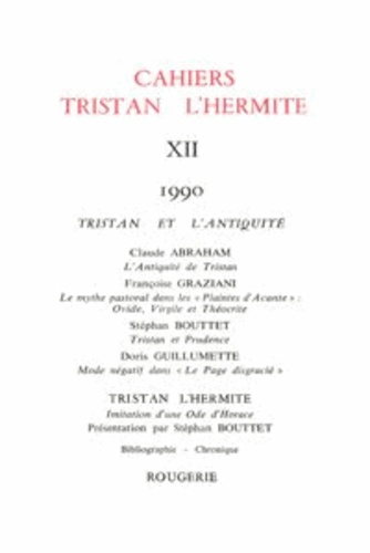 Emprunter CAHIERS TRISTAN L HERMITE 1990 12 livre