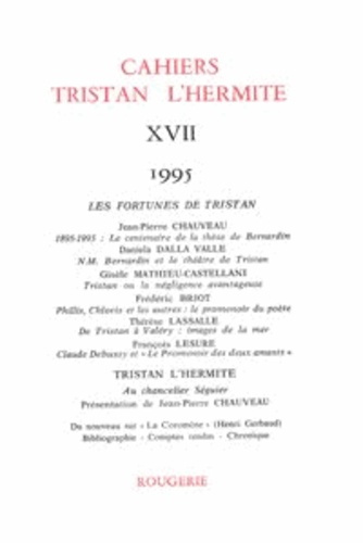 Emprunter CAHIERS TRISTAN L HERMITE 1995 17 livre
