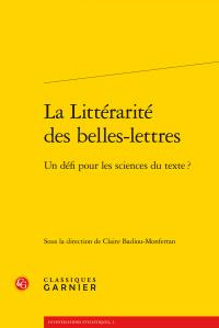 Emprunter LITTERARITE BELLES-LETTRES - DEFI POUR SCIENCES TEXTE? livre