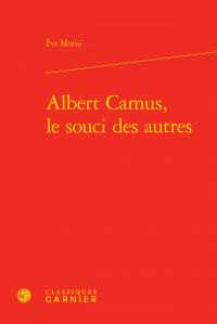 Emprunter ALBERT CAMUS SOUCI AUTRES livre