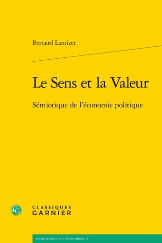 Emprunter SENS VALEUR - SEMIOTIQUE L ECONOMIE POLITIQUE livre