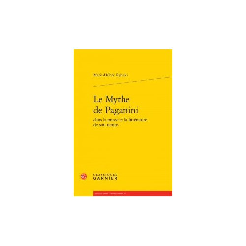 Emprunter MYTHE PAGANINI DANS PRESSE LITTERATURE SON TEMPS livre