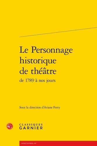 Emprunter PERSONNAGE HISTORIQUE THEATRE 1789 NOS JOURS livre