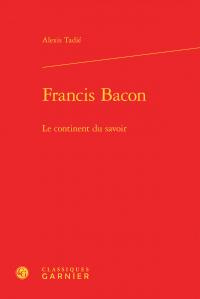 Emprunter FRANCIS BACON - CONTINENT SAVOIR livre