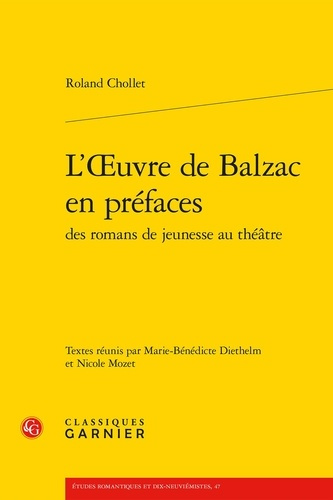 Emprunter L OEUVRE BALZAC EN PREFACES ROMANS JEUNESSE AU THEATRE livre