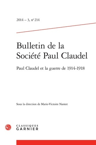 Emprunter BULLETIN SOCIETE PAUL CLAUDEL 2014 214 livre