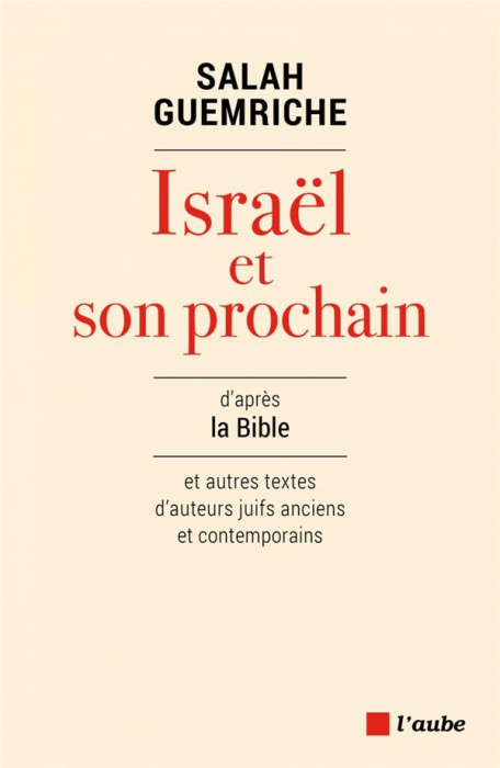 Emprunter Israël et son prochain livre