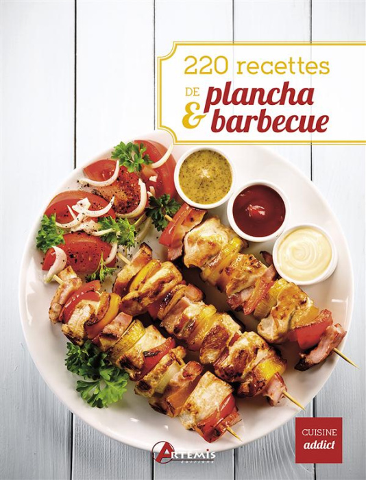 Emprunter 220 recettes de plancha & barbecue livre