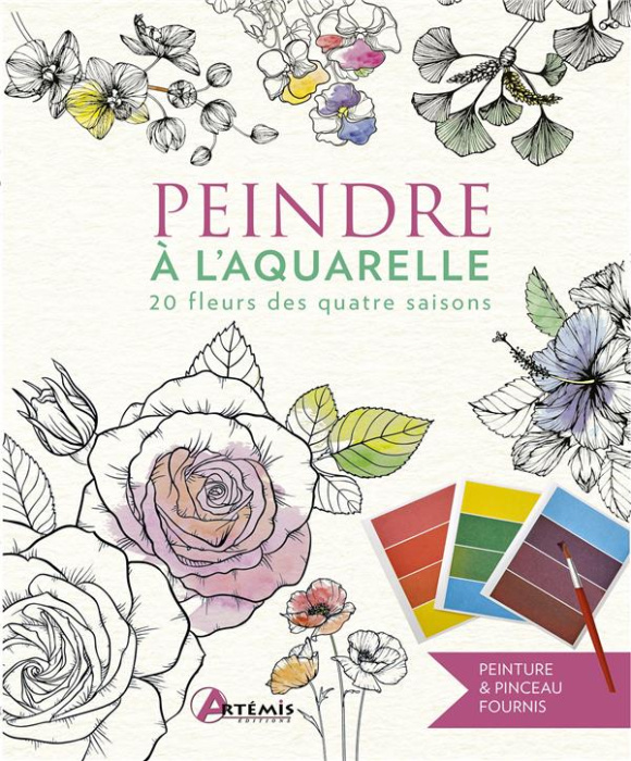 Emprunter Peindre à l'aquarelle. 20 fleurs des quatre saisons livre