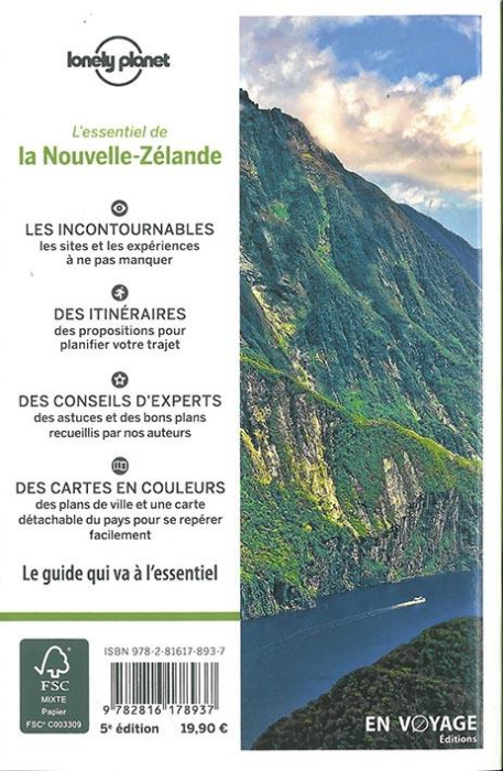 Emprunter L'essentiel de la Nouvelle-Zélande. 5e édition. Avec 1 Plan détachable livre