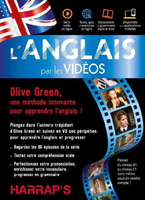 Emprunter L'anglais pour les vidéos. Olive Green. Coffret contenant : 1 livren 1 code d'accès à l'application livre