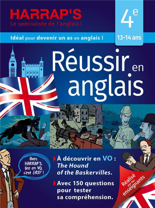 Emprunter Réussir en anglais 4e. The Hound of the Baskervilles livre