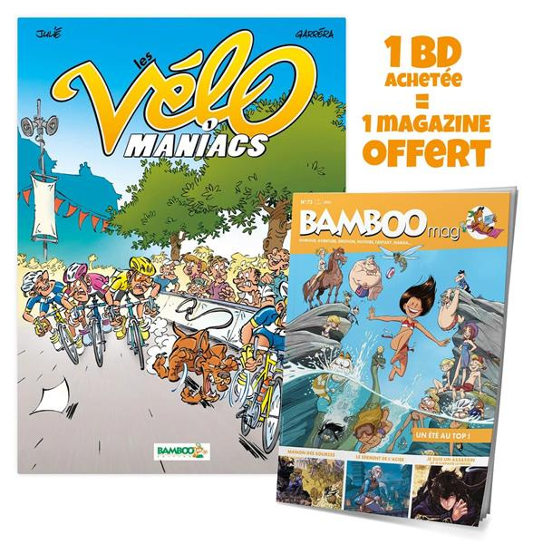 Emprunter Les Vélomaniacs - Tome 01 Bamboo mag offert livre
