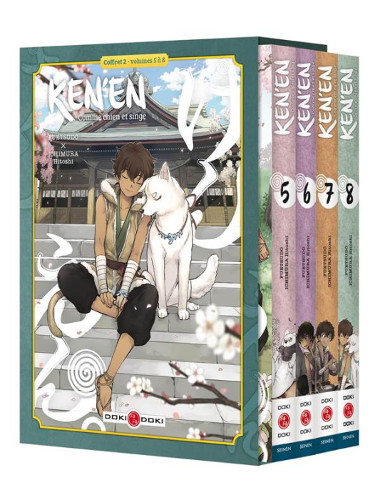 Emprunter Ken'en - Comme chien et singe : Coffret en 4 volumes : Tomes 5 à 8. Avec 1 illustration collector livre
