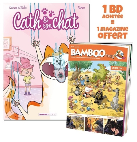 Emprunter Cath et son chat Tome 1 : Avec Bamboo Mag N° 78, juillet-août-septembre 2022 offert livre